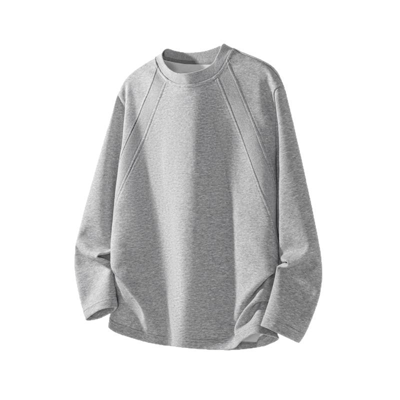 Herren Feinstrick-Sweatshirt mit Raglanärmeln und strukturierter Schulterpasse Echo Archiv
