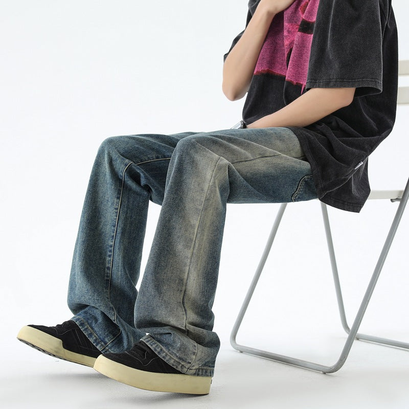 Herren lässige weite Jeans Echoarchiv