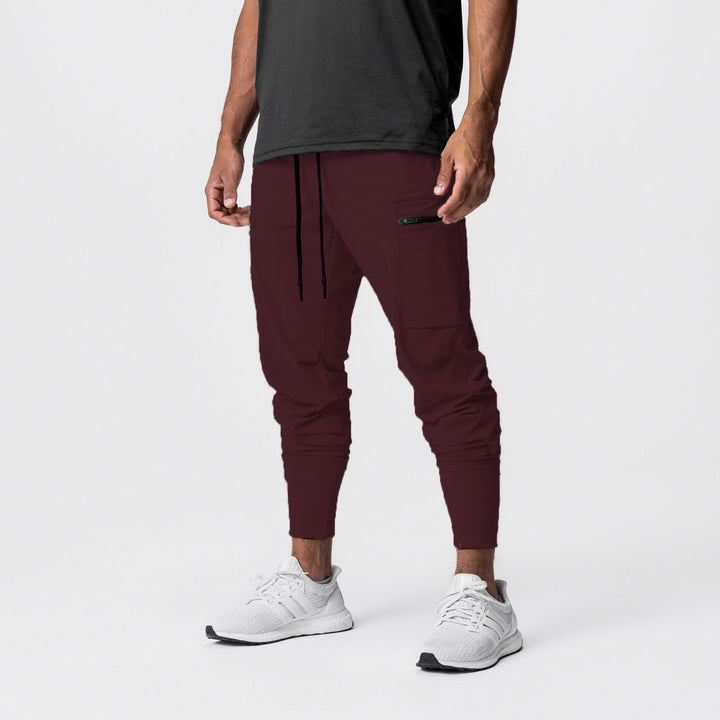Herren Multifunktionale Sporthose mit seitlichen Reißverschlusstaschen und elastischem Bund Echoarchiv