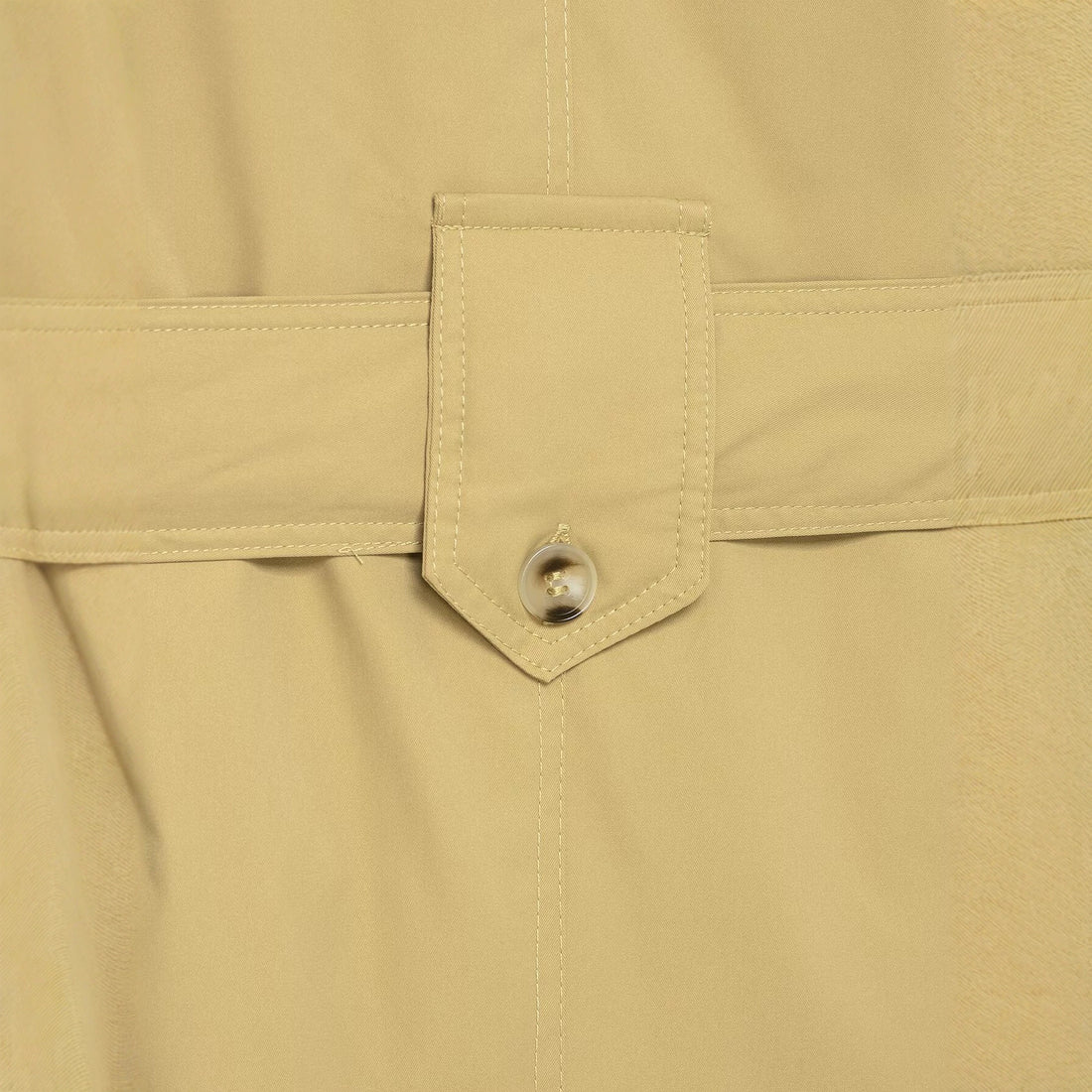 Damen Kurztrench mit Taillengürtel und Schulterklappen Echoarchiv