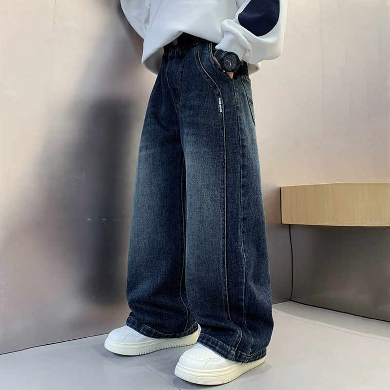 Herren lässige weite Denim-Jeans Echo Archiv