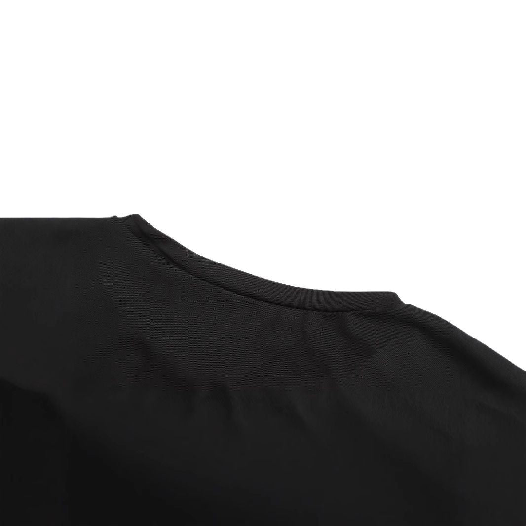 Damen Crop-T-Shirt mit motivierendem Schriftzug Echo Archiv