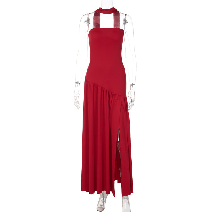 Damen Maxikleid mit raffiniertem Cut-Out-Design und asymmetrischem Saum Echo Archiv