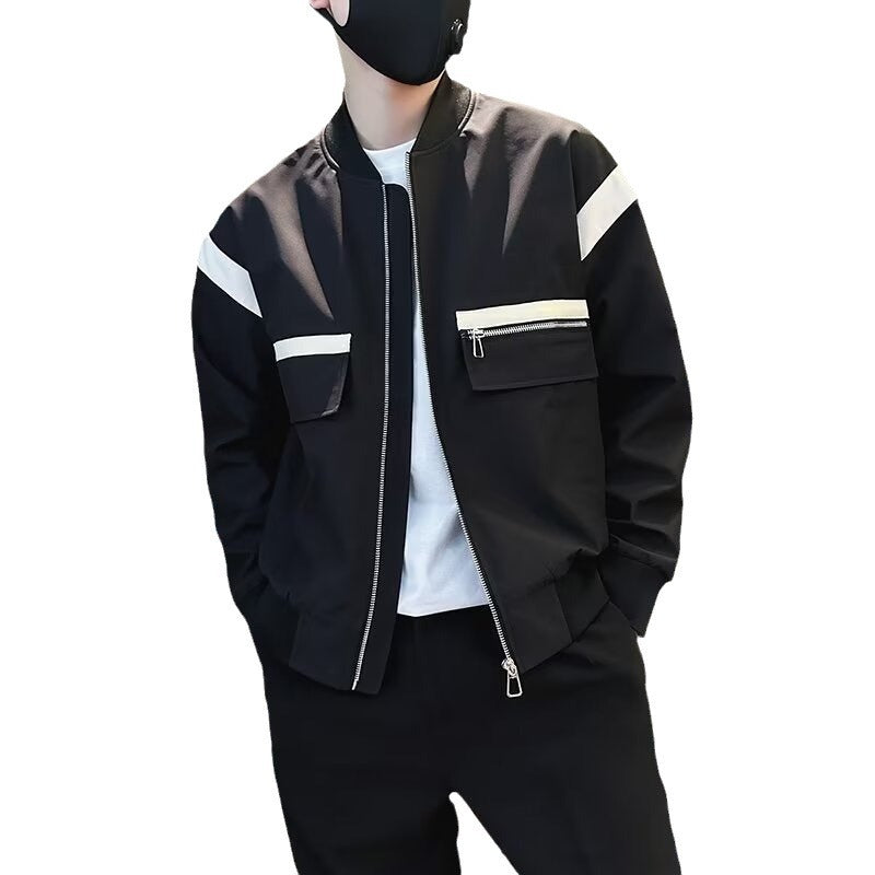 Herren modische Bomberjacke mit funktionalen Taschen und sportlichem Design Echoarchiv