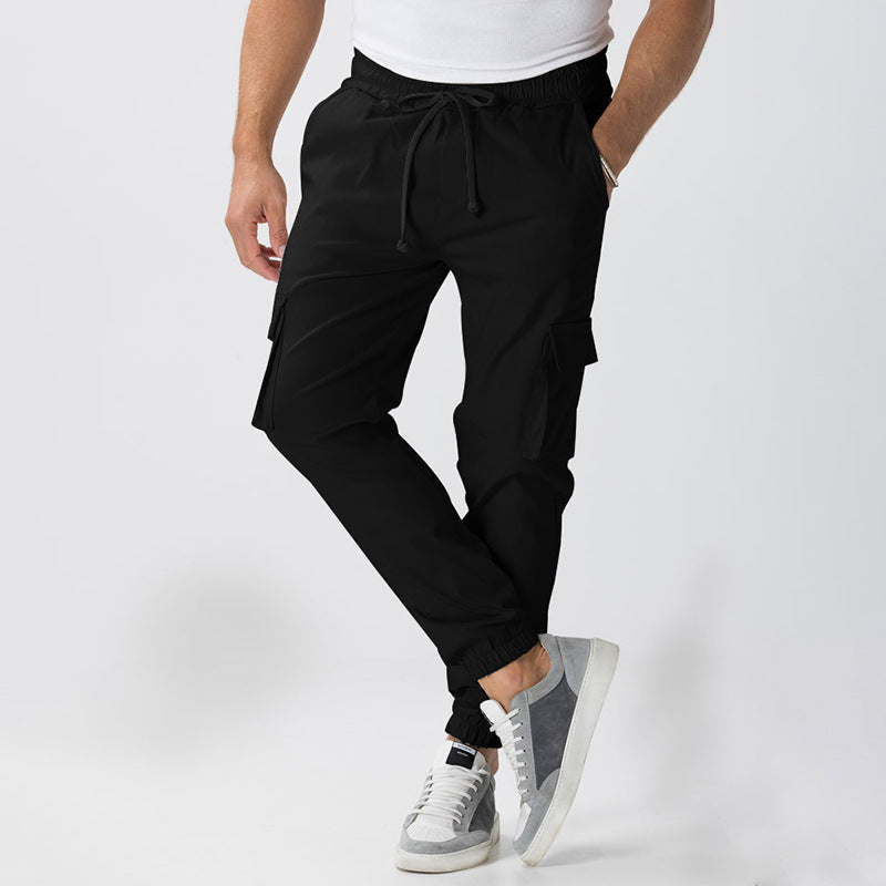 Herren Cargo-Jogginghose mit verstellbarem Bund und praktischen Seitentaschen Echoarchiv