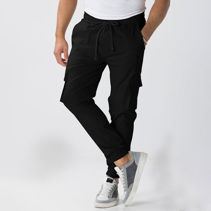 Herren Cargo-Jogginghose mit verstellbarem Bund und praktischen Seitentaschen Echoarchiv