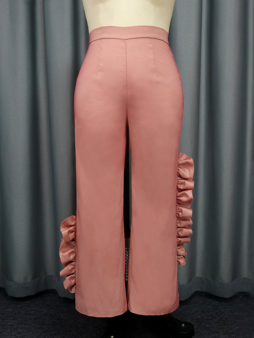 Damen elegante Palazzo-Hose mit voluminösen Rüschendetails Echo Archiv