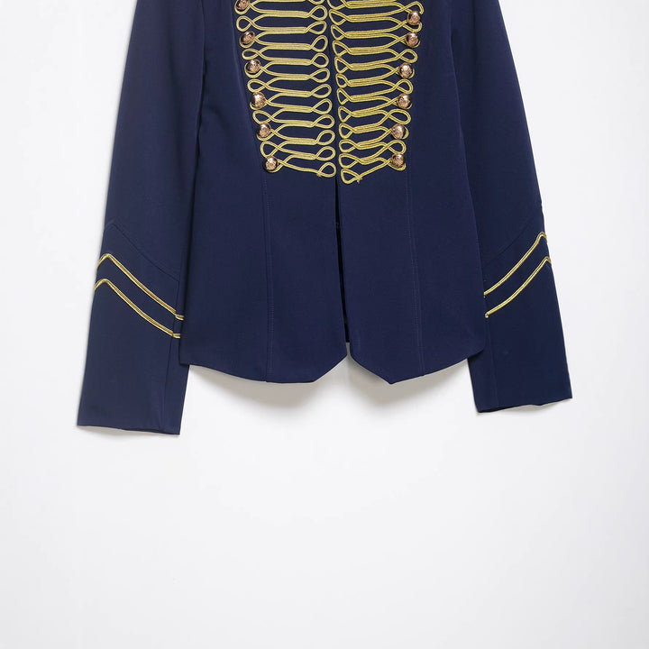 Damen Gala-Militärblazer im Parade‑Stil mit Kordelbesatz und Stehkragen Echo Archiv