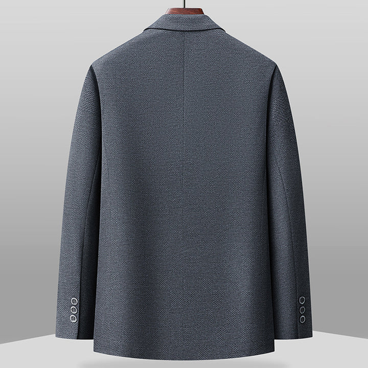 Herren eleganter Blazer mit feinem Strukturmuster Echoarchiv