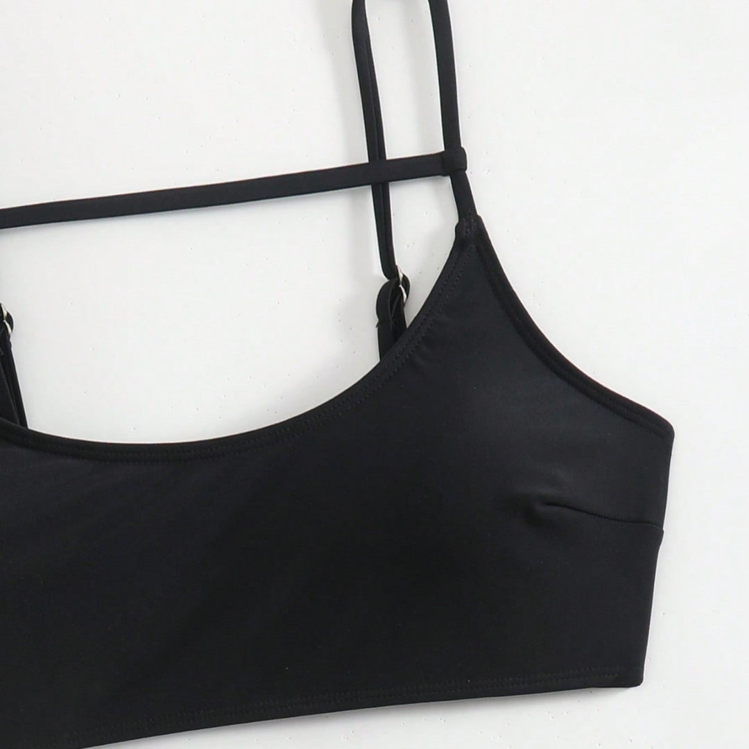 Damen Triangel-Bikini-Set mit innovativem Schnitt und verstellbaren Trägern Echo Archiv