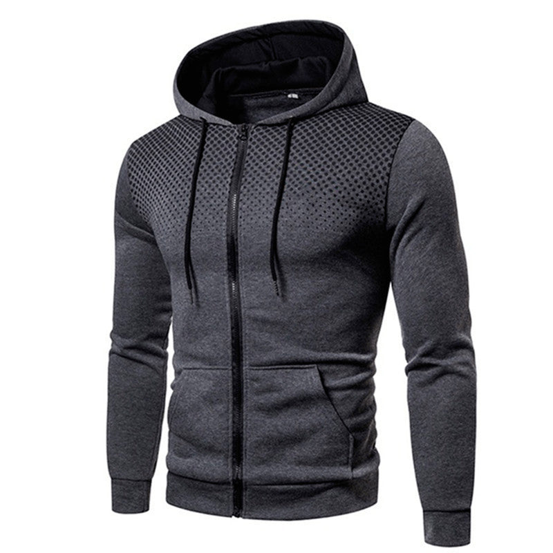 Herren Sportlicher Kapuzenpullover mit stylischem Reißverschluss und atmungsaktivem Material Echoarchiv
