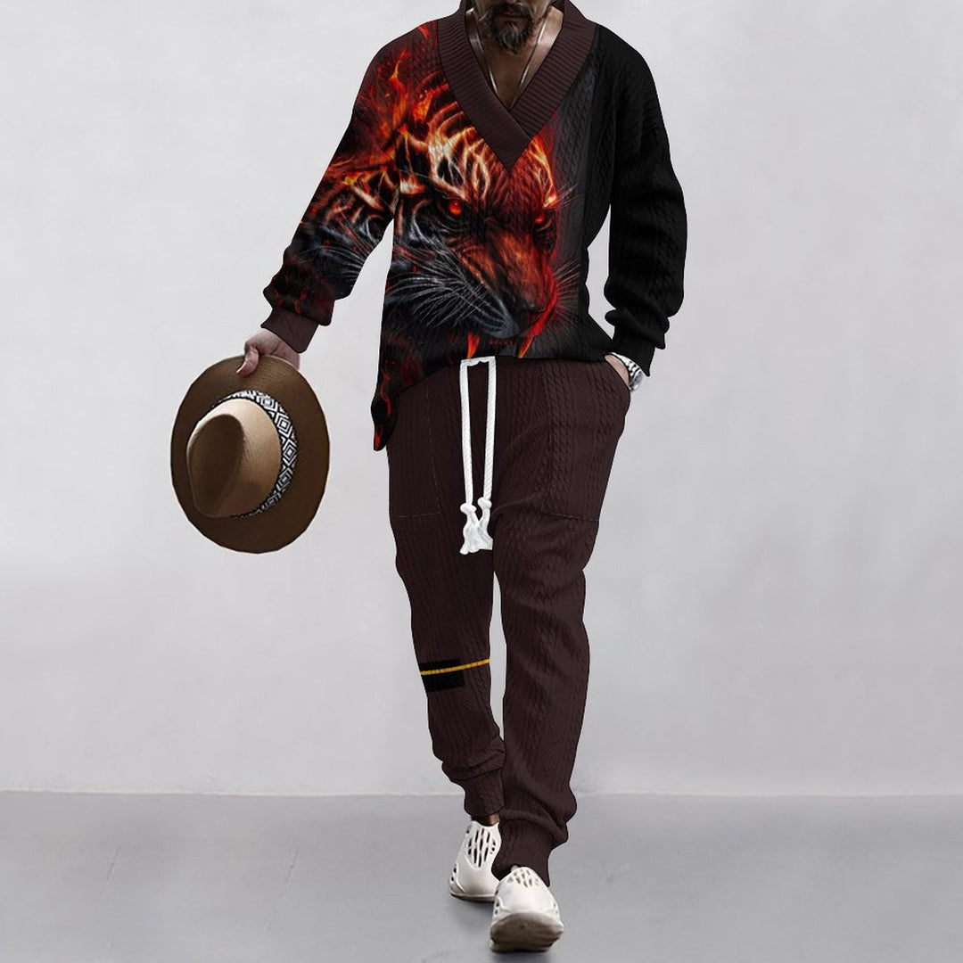 Herren lässiges Freizeitoutfit mit floralem Design und hohem Tragekomfort Echoarchiv