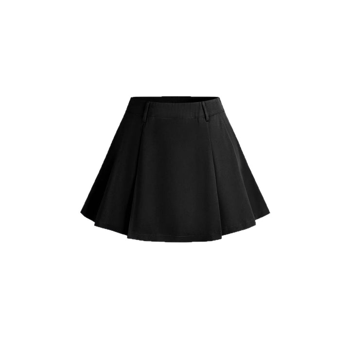 Damen Plissierter Minirock mit angedeutetem Bund Echo Archiv