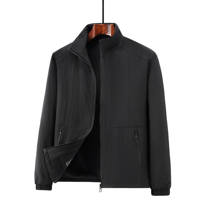 Herren Leichte Übergangsjacke mit Fleece-Innenfutter und Stehkragen Echo Archiv