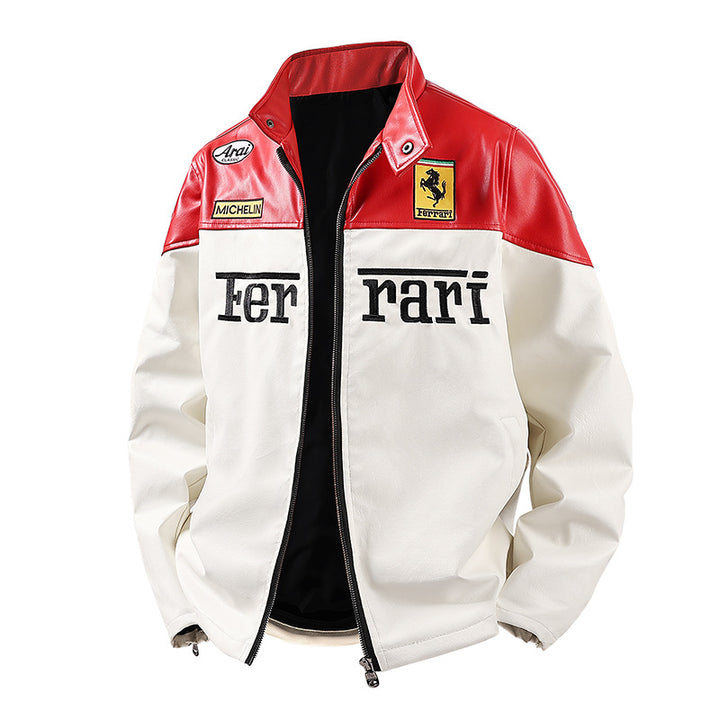 Herren Motorsport Lederjacke Echo Archiv