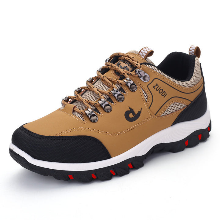 Herren robuste Trail‑Trekking‑Sneaker mit verstärkter Zehenkappe, Metallösen und multidirektionaler Profilsohle – Norré