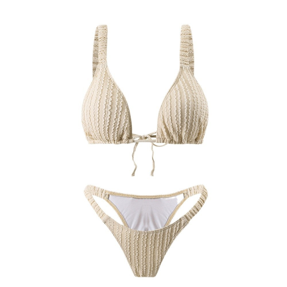 Damen Triangel-Bikini mit Rüschen-Detail Echo Archiv