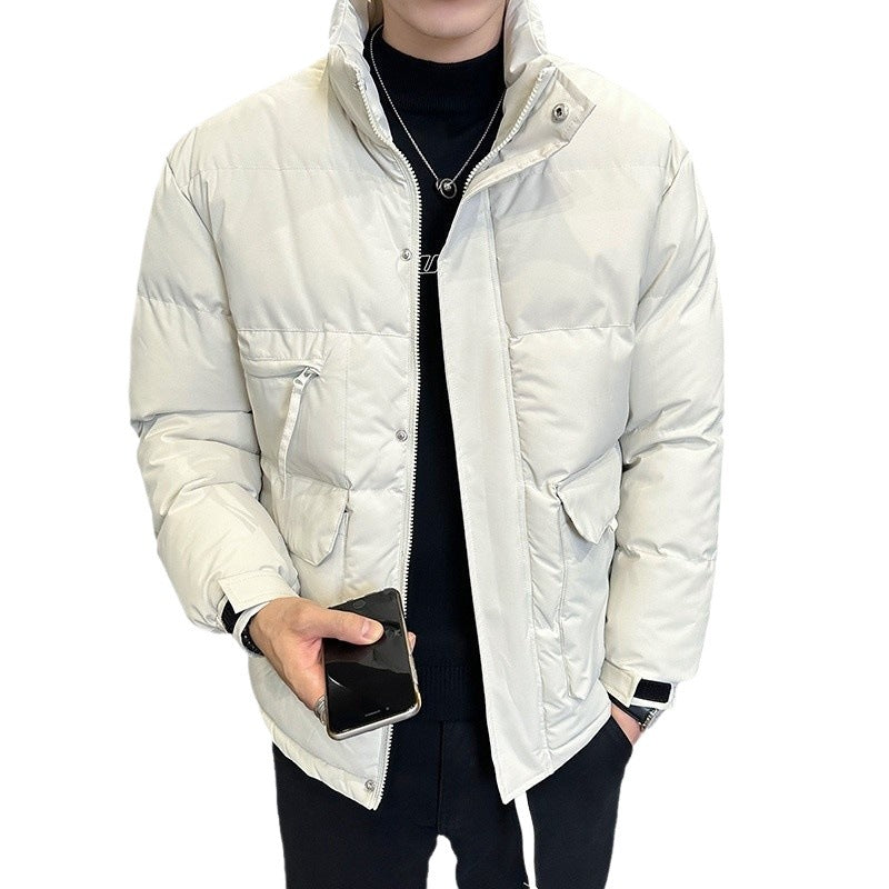 Herren Thermo-Steppjacke mit hohem Stehkragen und aufgesetzten Pattentaschen Echo Archiv
