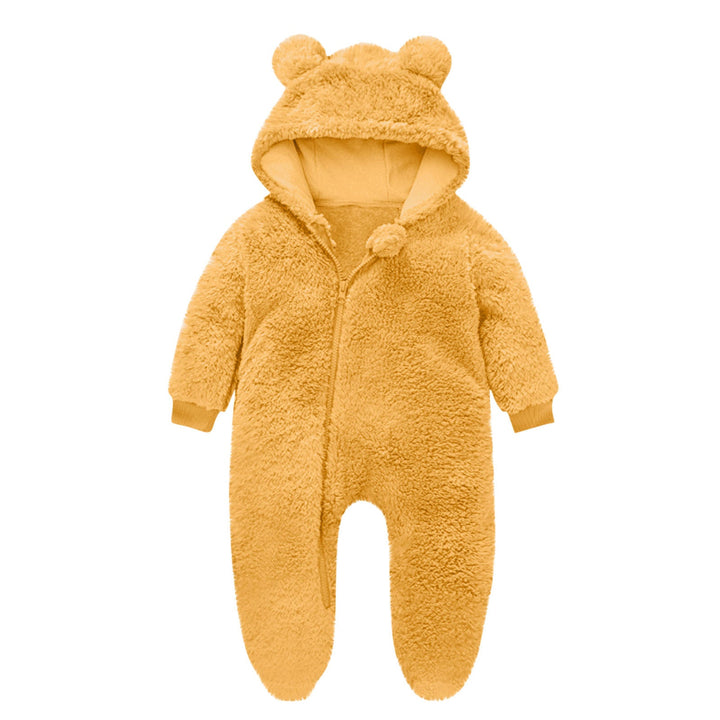 Kleinkind Fleece Overall mit Bärenohren – Montévia