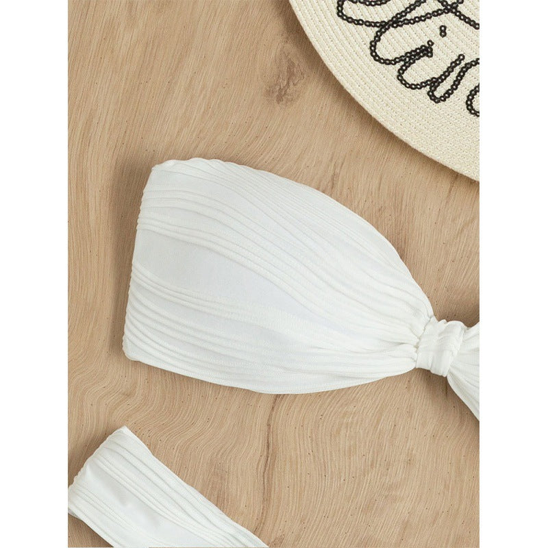 Damen Bandeau-Bikini mit raffiniertem Wickeldetail Echo Archiv