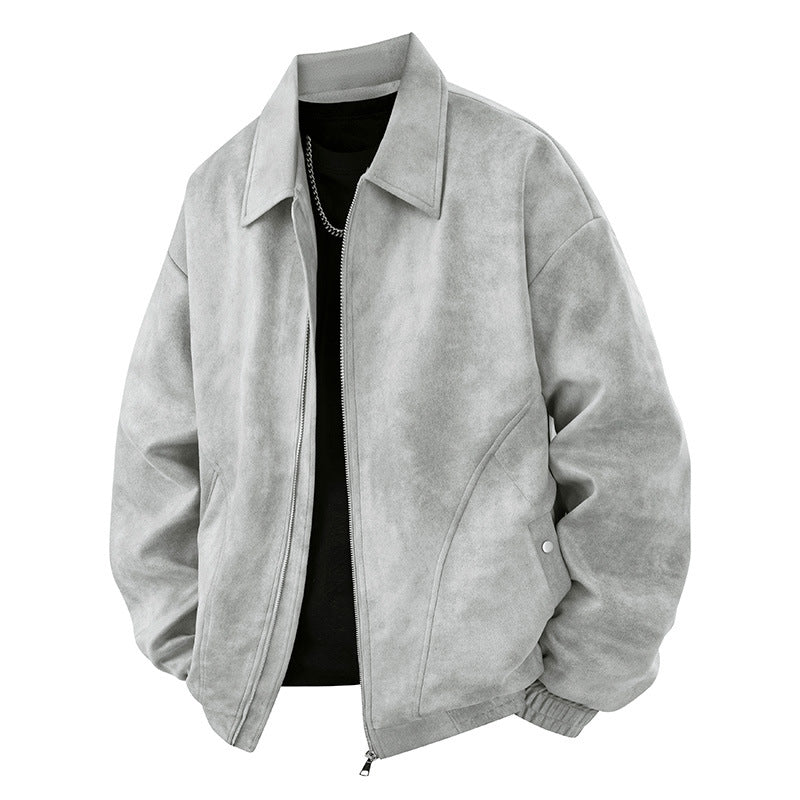 Herren schicke Suede Jacke Echoarchiv