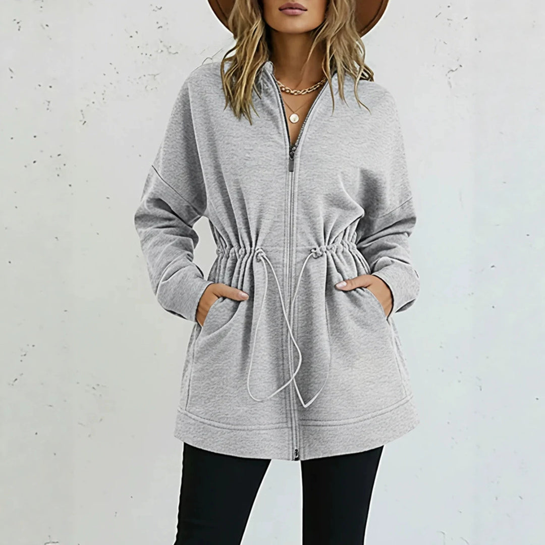 Damen Modische Sportjacke mit Taillenregulierung Echo Archiv