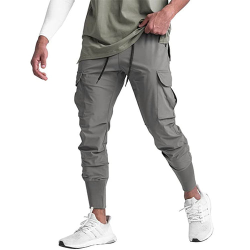 Herren Multifunktionale Cargo-Hose mit elastischen Bündchen Echoarchiv