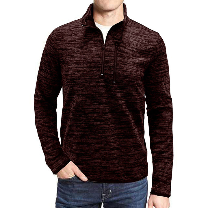 Herren Pullover mit halbem Reißverschluss Echoarchiv