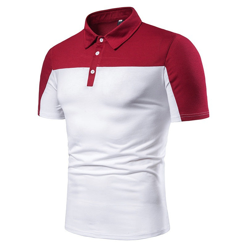 Herren Sportliches Poloshirt mit kreativem Grafikdesign und markantem Schnitt Echoarchiv