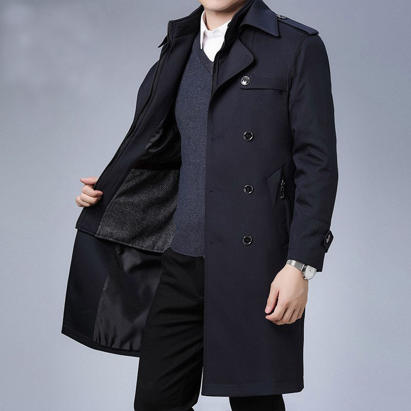 Herren Eleganter Trenchcoat Echo Archiv