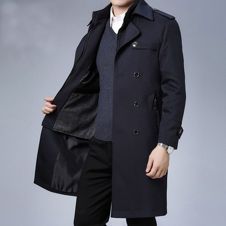 Herren Eleganter Trenchcoat Echo Archiv