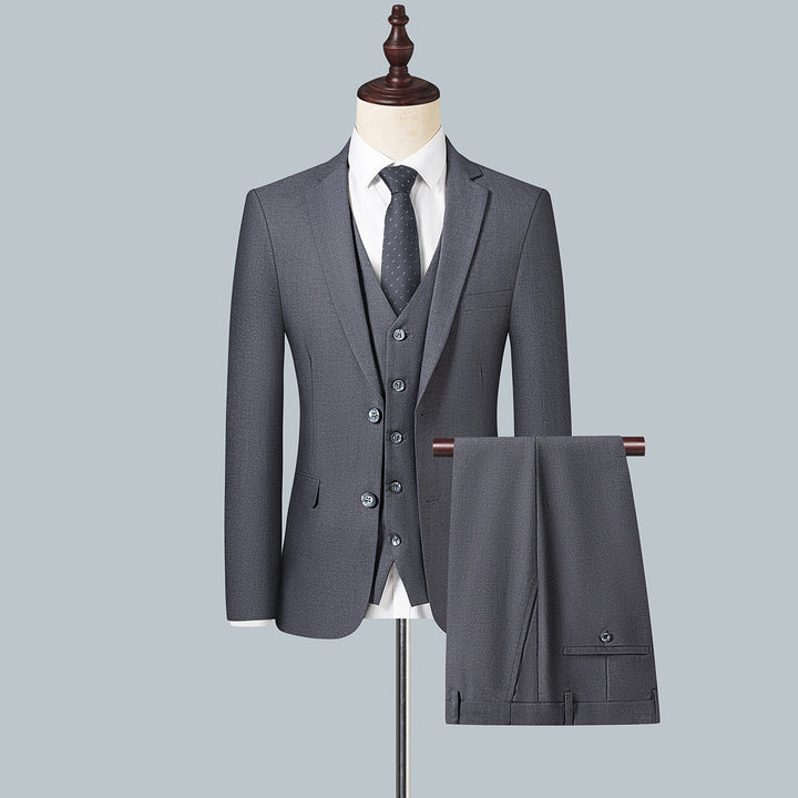 Herren Schmal geschnittenes City-Sakko mit minimalistischem Revers und eleganten Pattentaschen – Tianoro