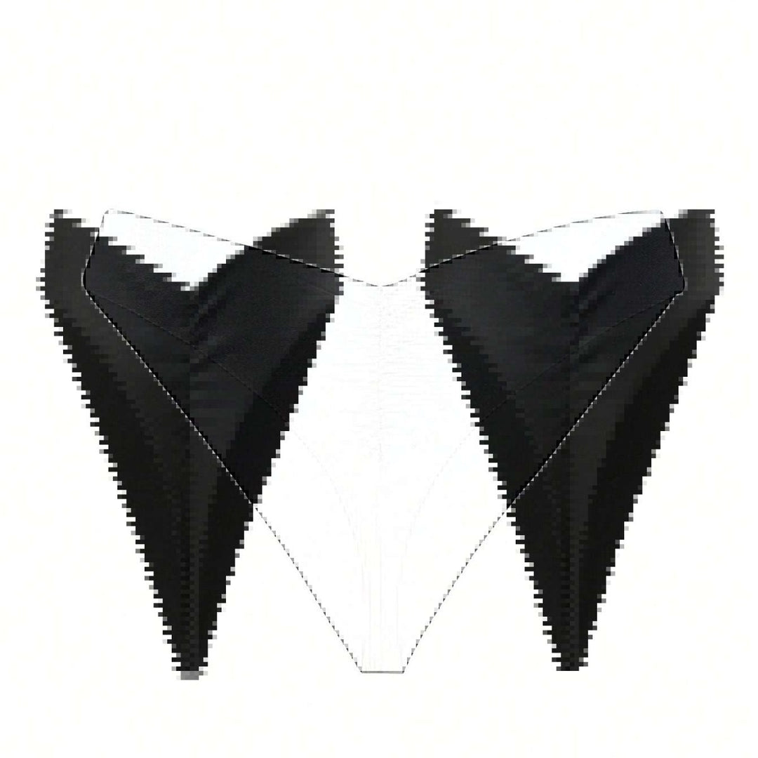 Damen Bikini-Höschen mit seitlichen Rüschendetails und hohem Schnitt Echo Archiv