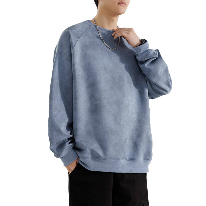 Herren lässiger Sweatshirt mit Raglanärmeln Echoarchiv