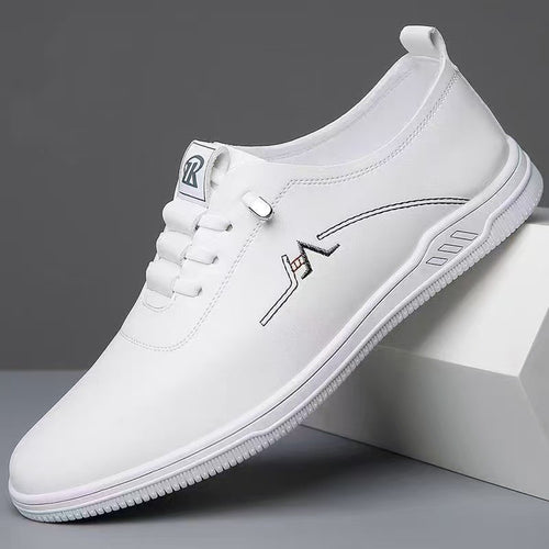 Herren Eleganter leichter Schnür-Casualschuh mit Lederoptik Echoarhiv