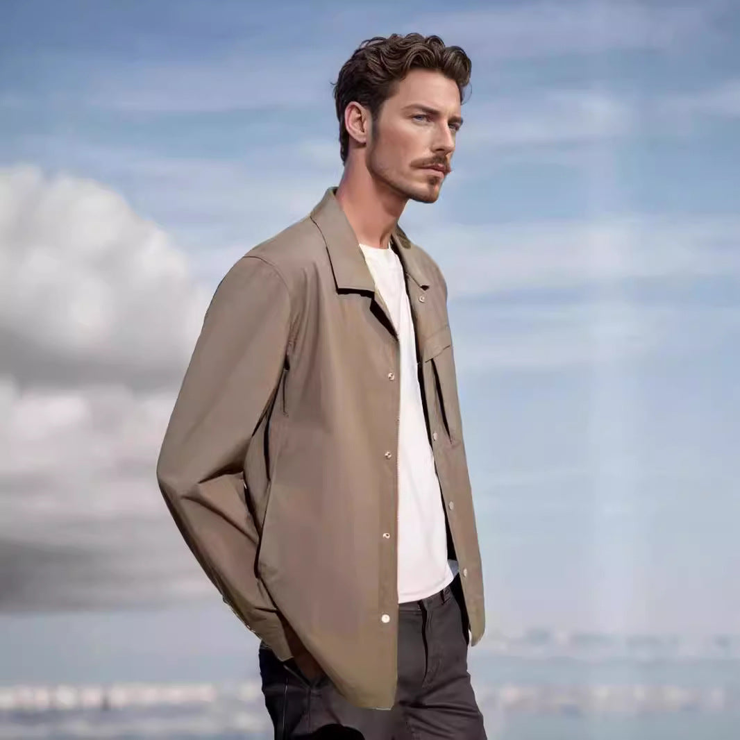 Herren technische Freizeitjacke mit praktischen Taschen und leichtem Material Echoarchiv