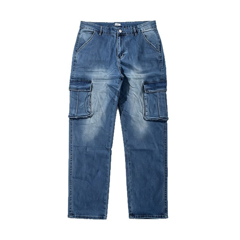Herren Coole Cargo-Jeans mit elastischem Bündchen Echoarchiv