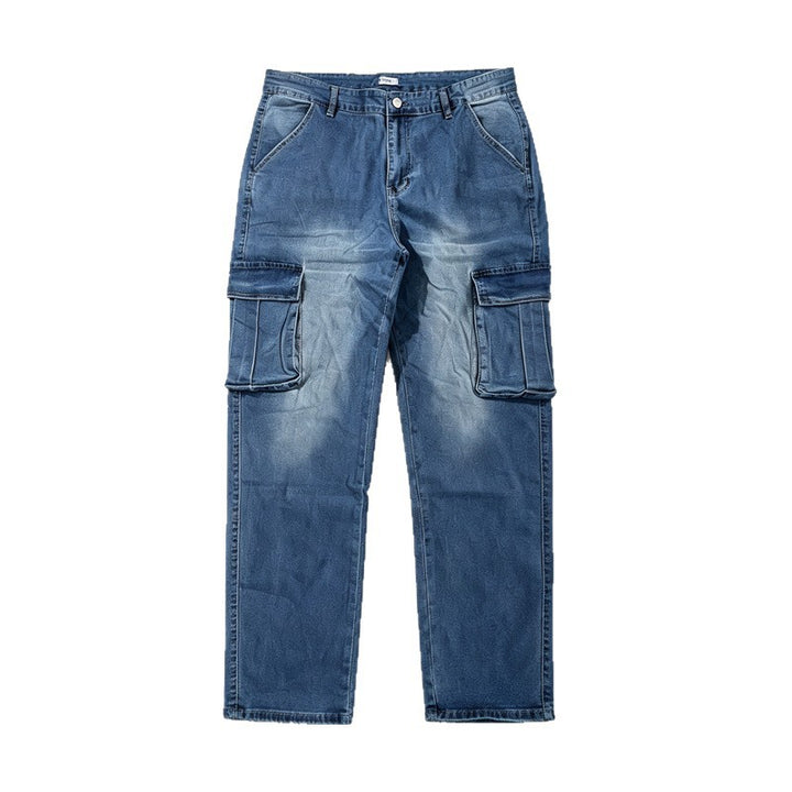 Herren Coole Cargo-Jeans mit elastischem Bündchen Echoarchiv
