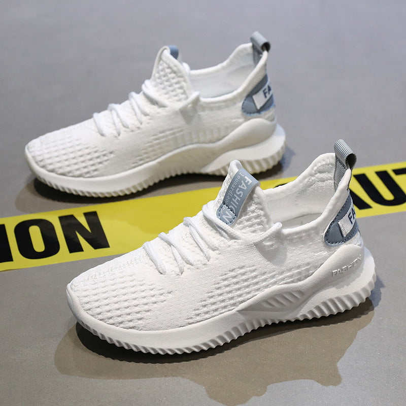 Unisex Atmungsaktiver Strick-Sneaker mit gedämpfter Laufsohle und Slip-On-Passform Echoarchiv
