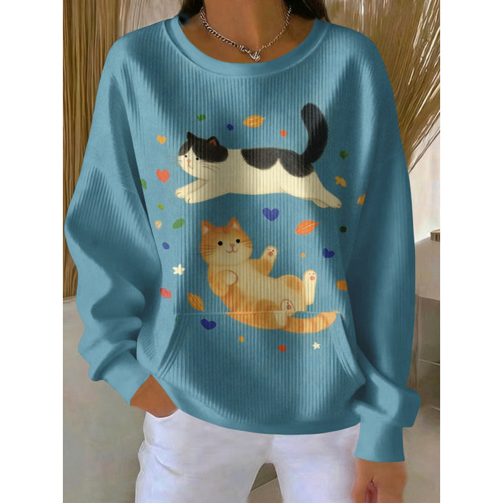 Damen Gemütlicher Pullover Echoarchiv