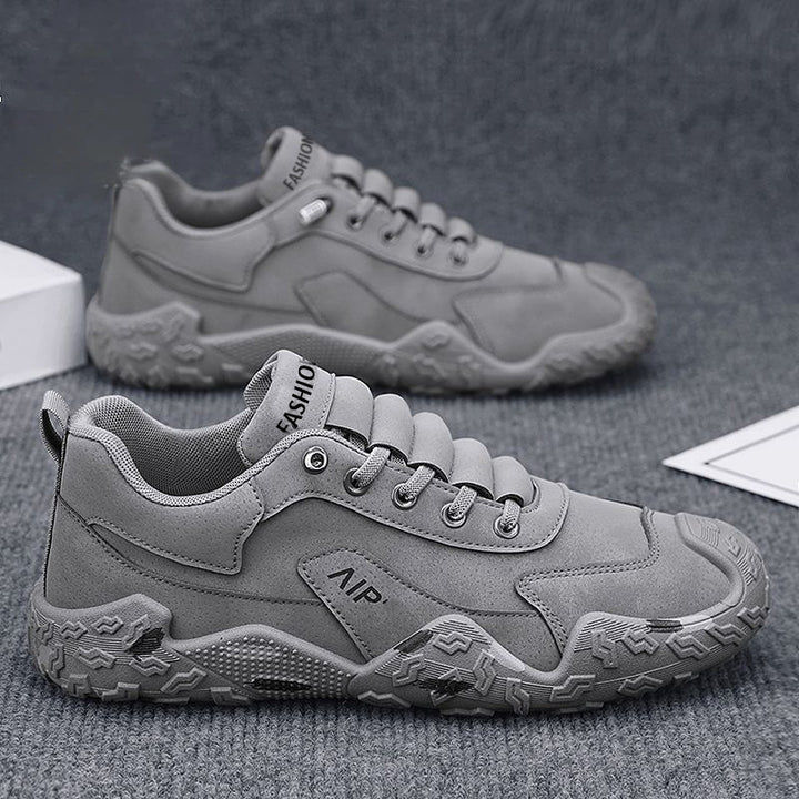 Herren Urbaner Chunky-Sneaker mit Veloursleder-Optik, profiliertem Grip-Profil und ergonomischer Plateausohle Echoarhiv