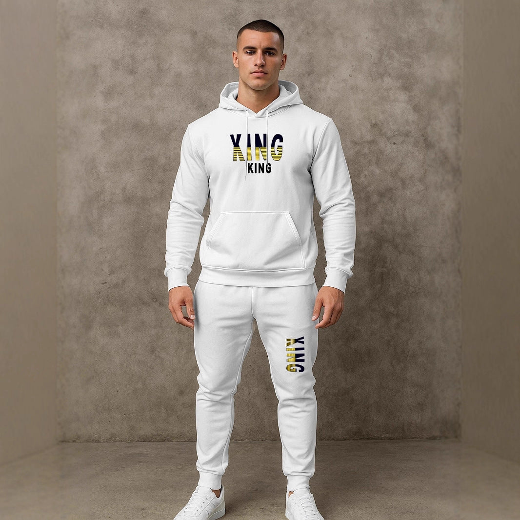 Herren sportives Hoodie- und Jogginghose-Set Echoarchiv
