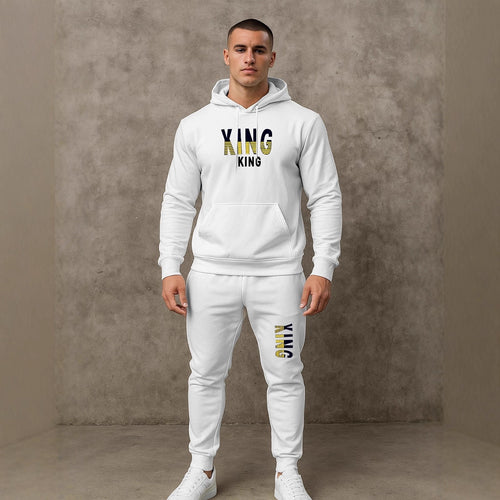Herren sportives Hoodie- und Jogginghose-Set Echoarchiv