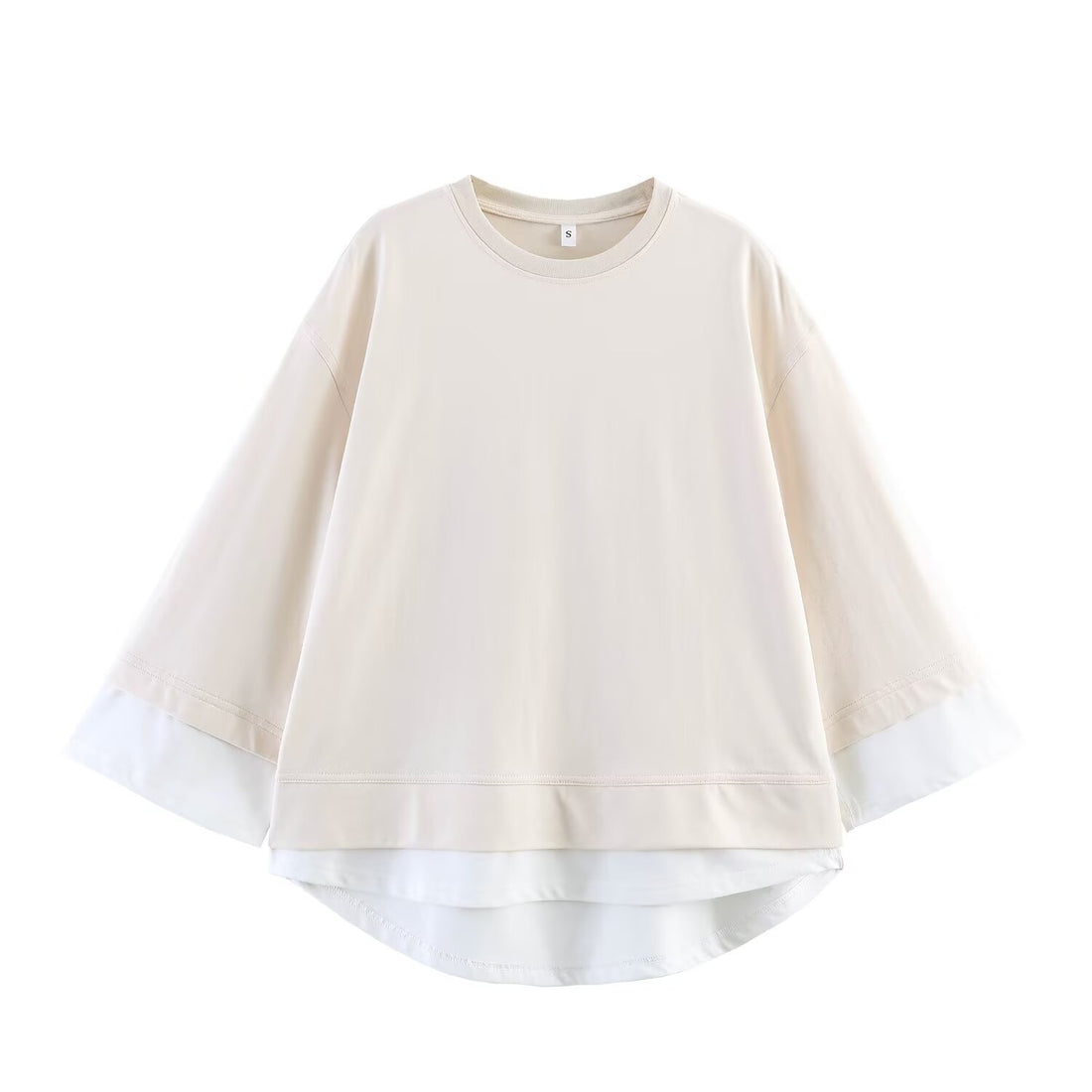 Damen Loungewear-Set aus weichem Jersey mit überlappendem Layer-Top und elastischer Highwaist-Hose Echo Archiv