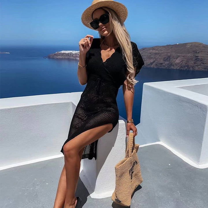 Damen strandfreundliches Netzkleid Echo Archiv