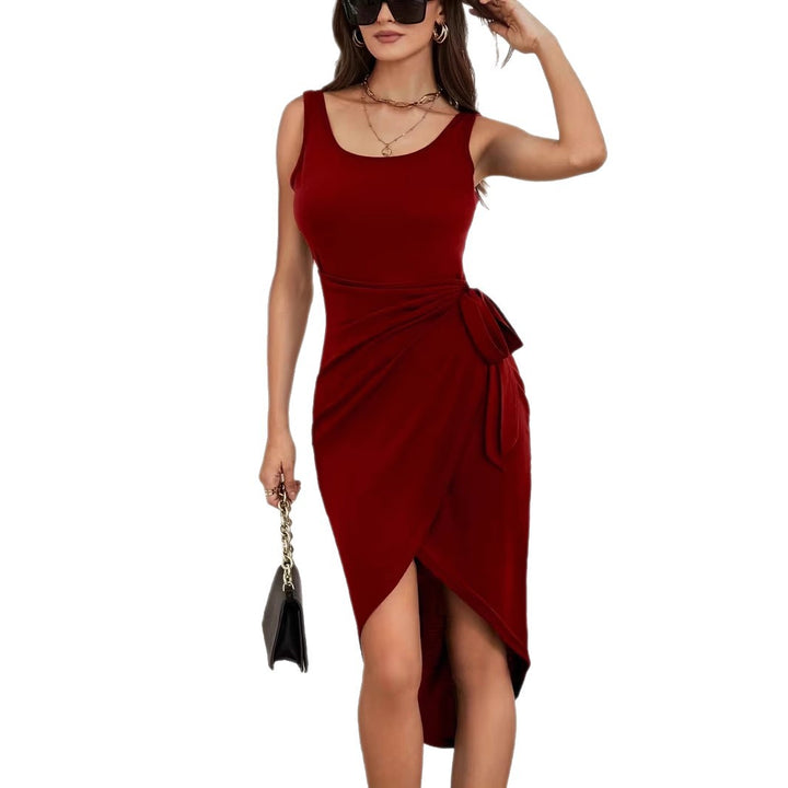Damen Wickelkleid mit modernem Detail und figurbetonendem Schnitt Echo Archiv