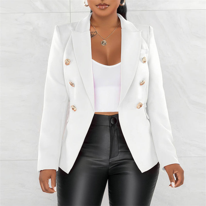 Damen Modischer Doppelt Gepknöpfter Blazer Echo Archiv
