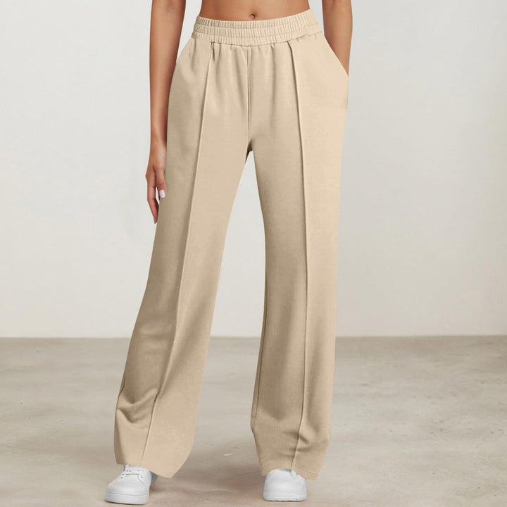 Damen nan elegante Bundfalten-Hose mit hohem Komfortbund, Bügelfalte und seitlichen Eingrifftaschen Echo Archiv