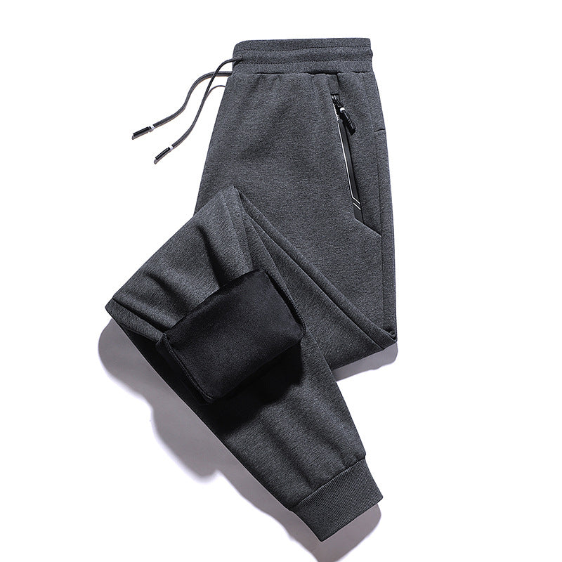 Herren Thermo-Fleece-Jogginghose mit angerauter Innenseite, Reflektierenden Reißverschlusstaschen und Kordelbund Echoarchiv
