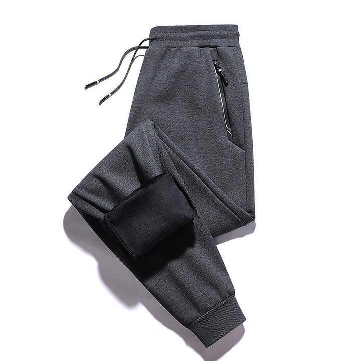 Herren Thermo-Fleece-Jogginghose mit angerauter Innenseite, Reflektierenden Reißverschlusstaschen und Kordelbund Echoarchiv